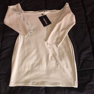 Mint green mini dress